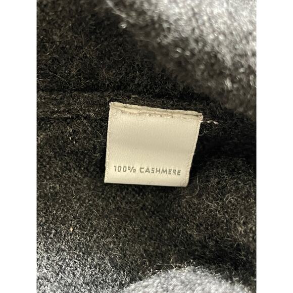 Neiman Marcus Nano Cashmere Gray 1/4 Zipper Sweater Medium - Picture 6 of 6